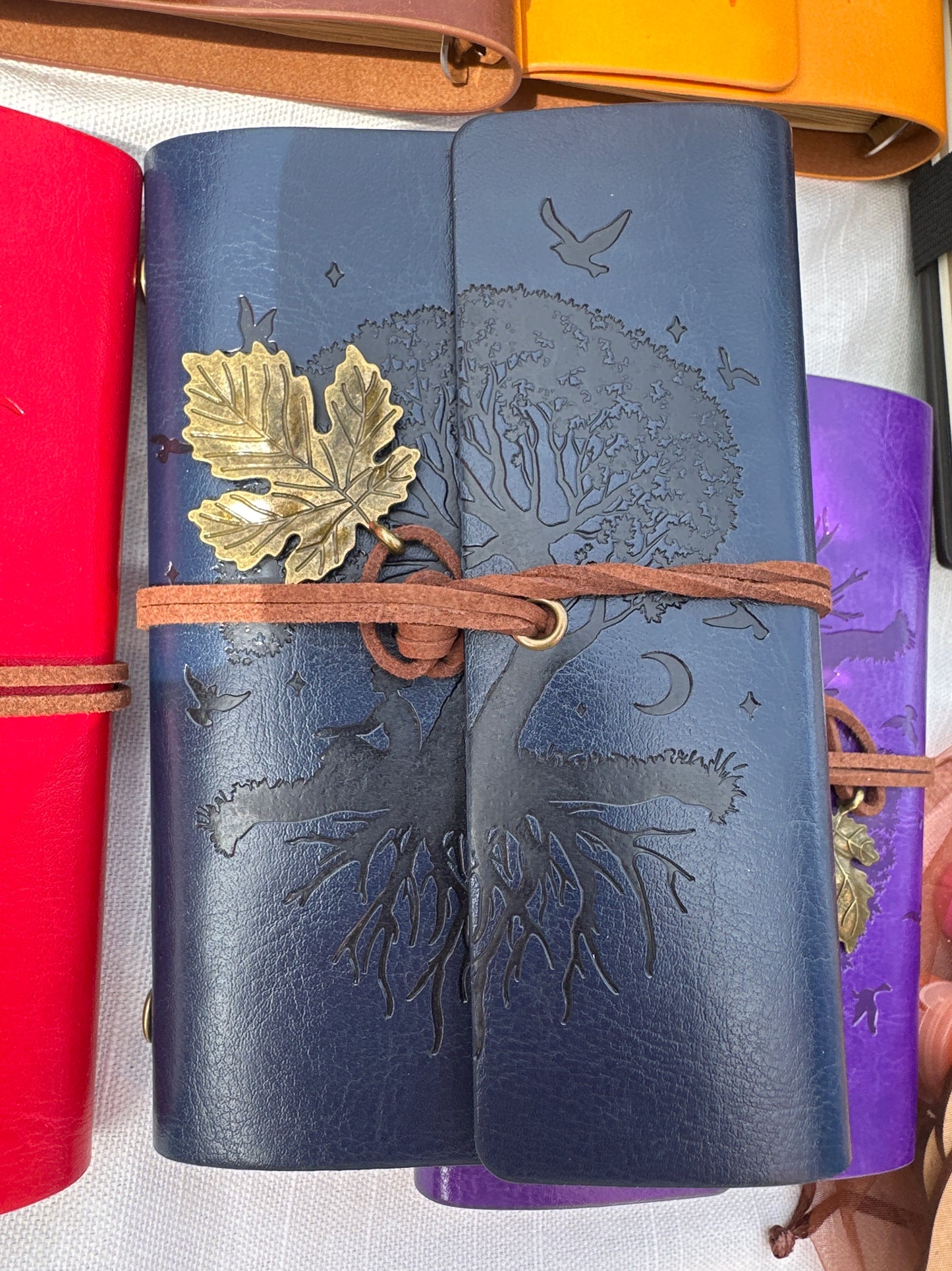 Monkeypod leather journal